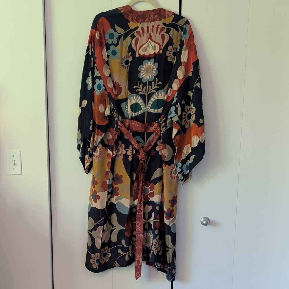 Floral Kimono Robe - Multicolor - Picture 5 of 7